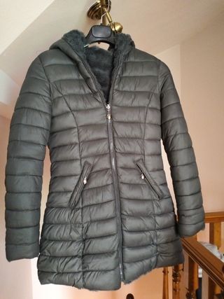 Abrigo plumas reversible 