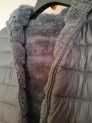 Abrigo plumas reversible 