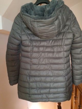 Abrigo plumas reversible 