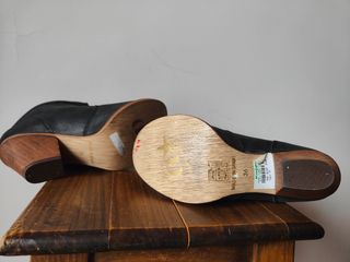 Botín cuero tacones NUEVOS t. 36