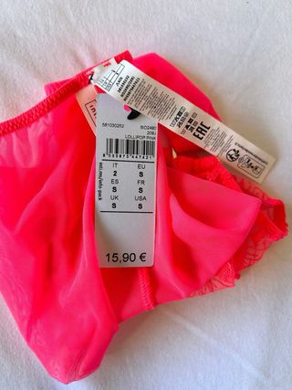 Braguita rosa neon