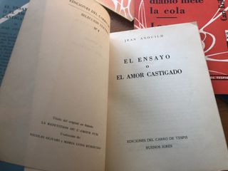 Lote selección teatral Años 50 Libros 6 ejemplares