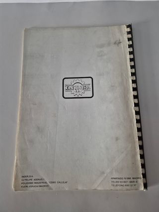 Manuales antiguos Inder S.A.