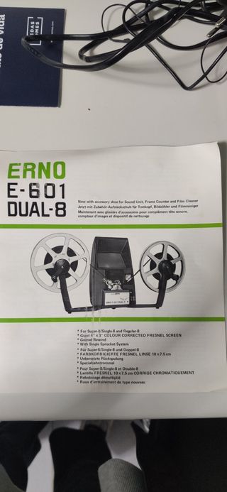 Erno 601 editor visor empalmador 8mm