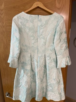 Vestido azul turquesa
