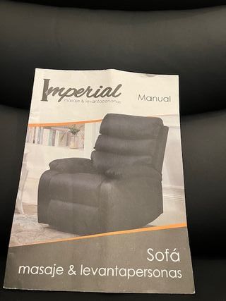 SILLÓN MASAJE Y LEVANTAPERSONAS