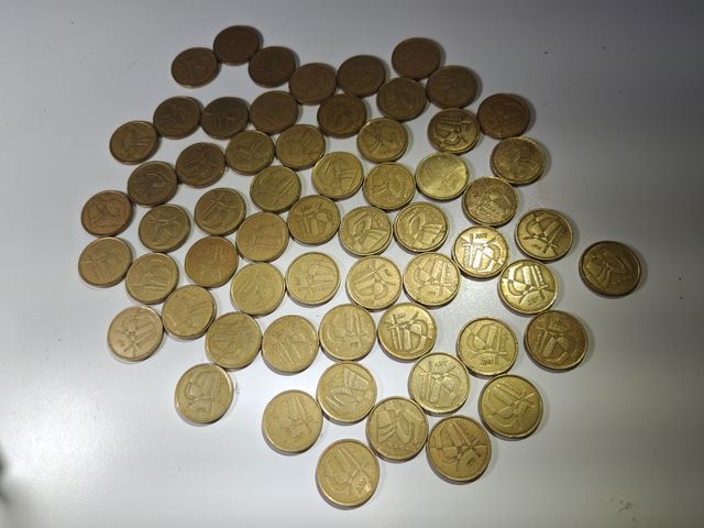 Monedas de 5 pesetas lote 98 monedas