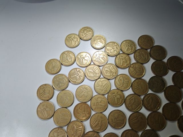 Monedas de 5 pesetas lote 98 monedas