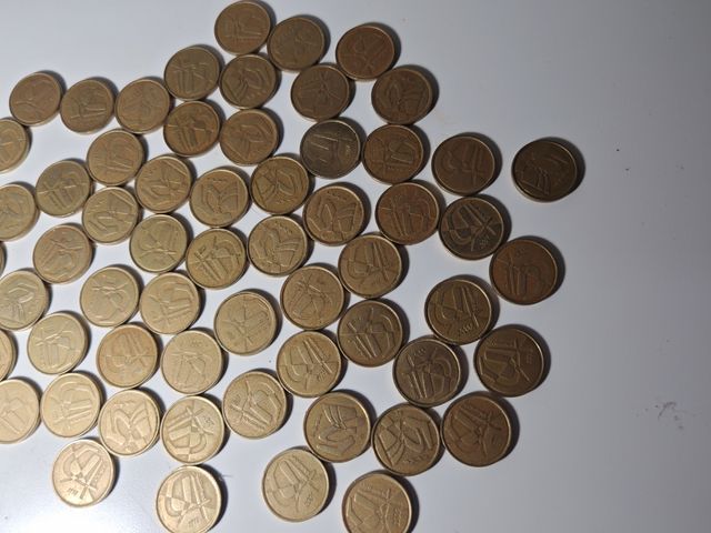 Monedas de 5 pesetas lote 98 monedas