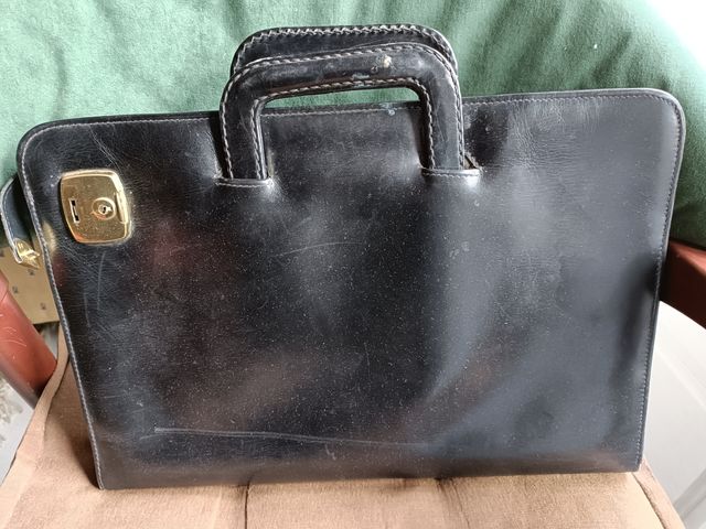 Cartera portadocumentos vintage