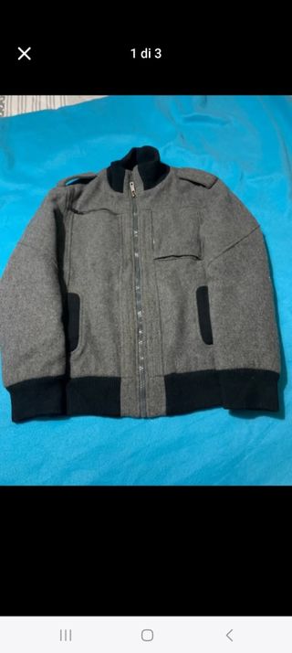 Bel Giubbotto grigio lana