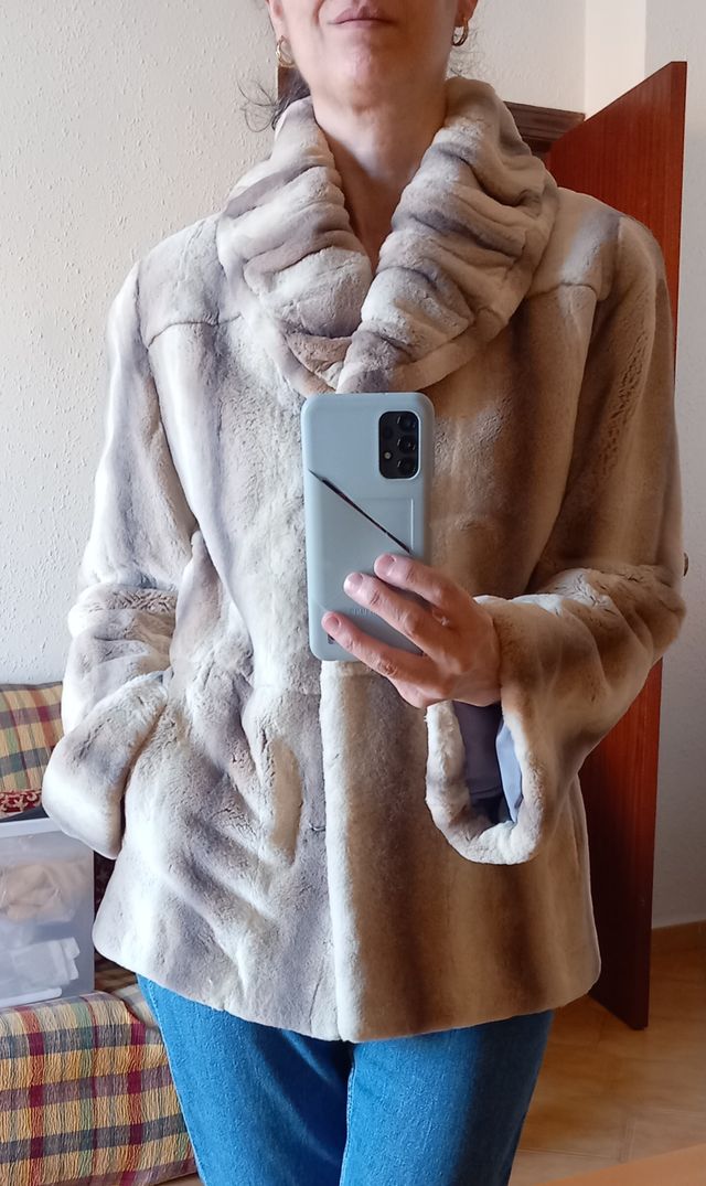 Chaqueta pieles de rex