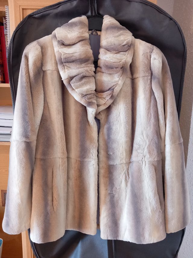 Chaqueta pieles de rex