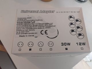 *NUEVO* Cargador Adaptador Universal Multivoltaje
