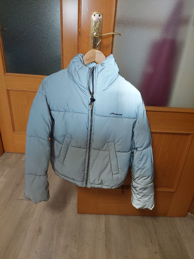Anorak gris plata, reflectante   talla S