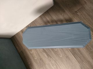 ANTIGUO REVISTERO CON REPISA RESTAURADO