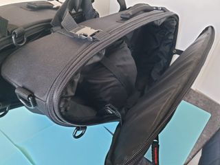 Alforjas Bagster Sport y Bolsa cola Spider Honda