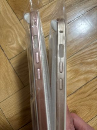 Funda bumper iphone 13/14/15 color dorado y dorado