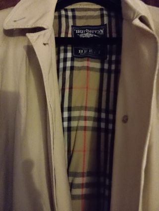Impermeabile Burberry in cotone