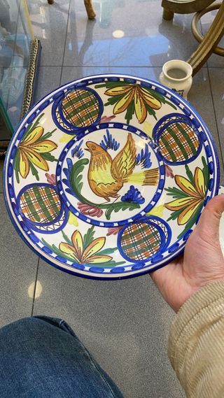 Antiguos platos mas Albarero Santo Domingo de  sil