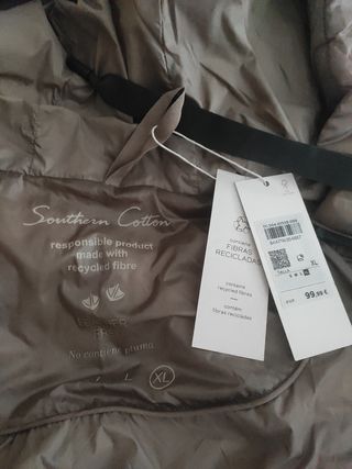 Abrigo acolchado de El Corte Inglés