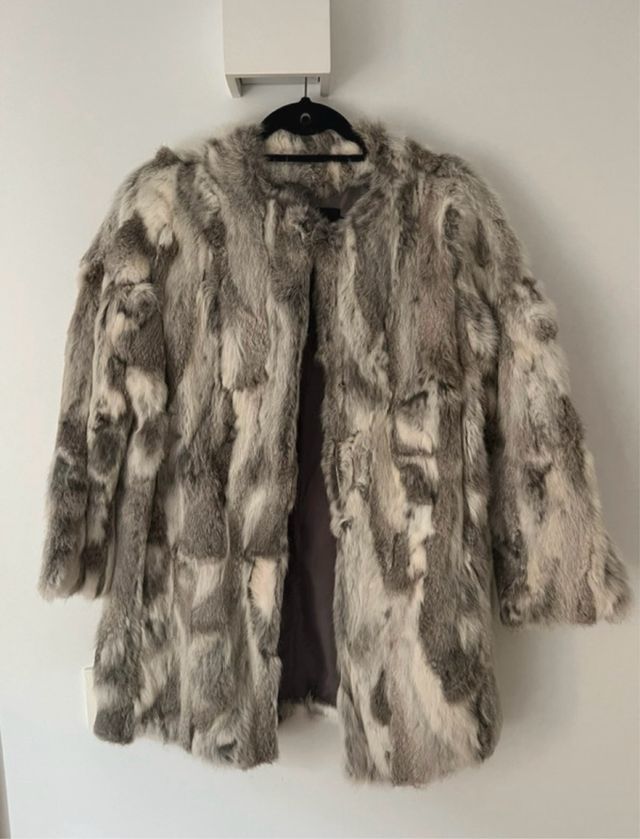 Abrigo pelo de conejo Sfera