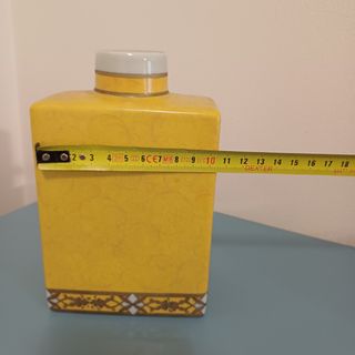 Vaso contenitore oli essenziali  ceramica 