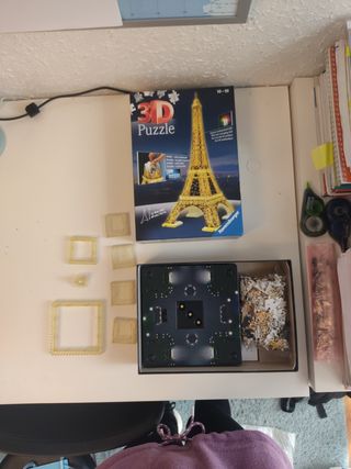 PUZZLE 3D TORRE EIFFEL CON LUZ
