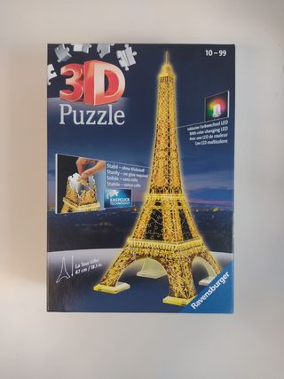 PUZZLE 3D TORRE EIFFEL CON LUZ