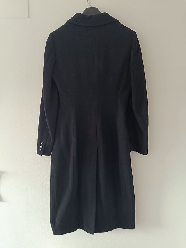 Abrigo largo negro Unit El corte Ingles