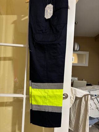 pantalones de trabajo com forro (acolchados)
