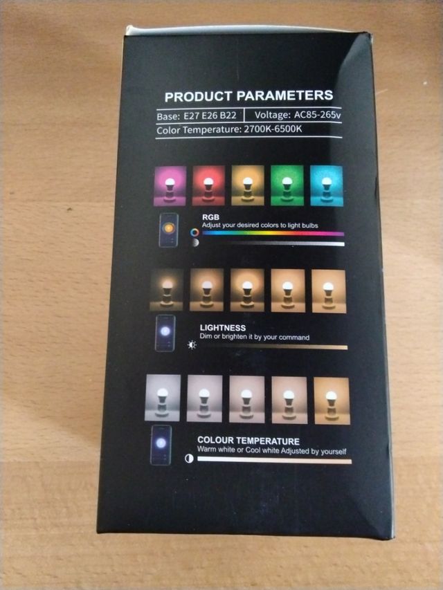 Bombilla Led smart Bluetooth