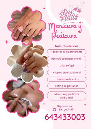 Manicura y pedicura semipermanente