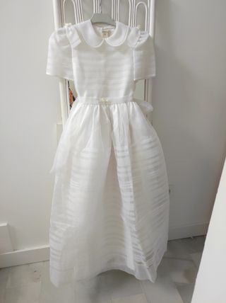 VESTIDO DE COMUNIÓN con alforcillas 