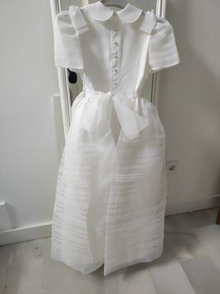 VESTIDO DE COMUNIÓN con alforcillas 
