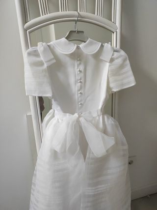 VESTIDO DE COMUNIÓN con alforcillas 