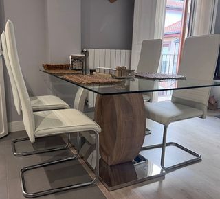 Silla de comedor EDWIN pack 4 sillas 
