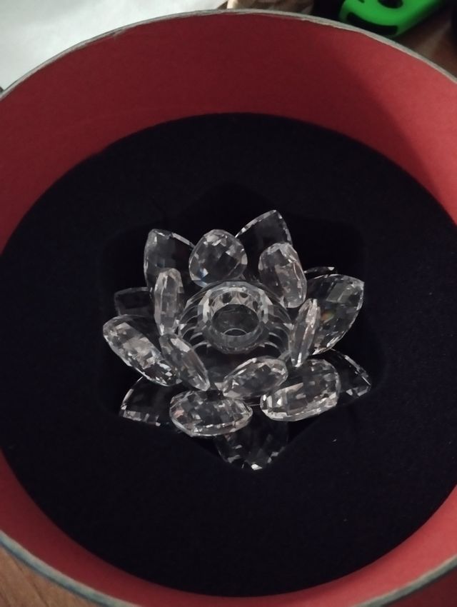 Candelabros Nenúfar Swarovski