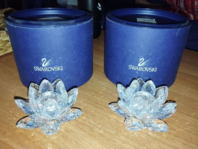 Candelabros Nenúfar Swarovski