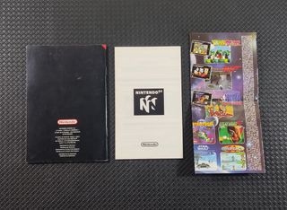 Manual Mario Kart 64 + Info + Folleto Publicidad