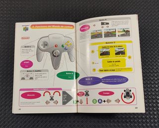 Manual Mario Kart 64 + Info + Folleto Publicidad
