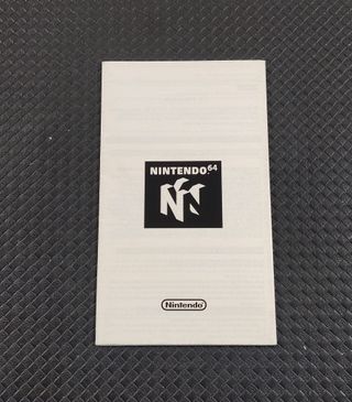 Manual Mario Kart 64 + Info + Folleto Publicidad