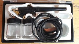 Compresor con pistolas