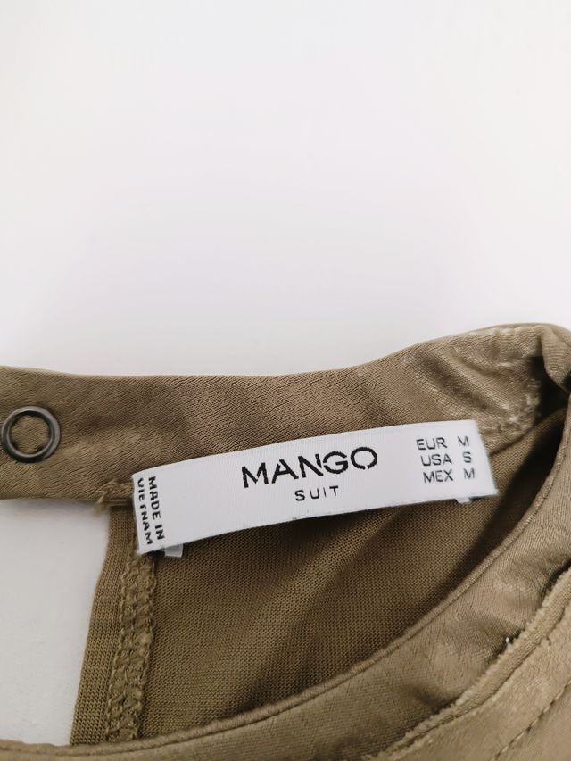 Blusa M larga senza maniche Mango donna
