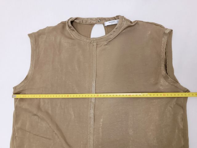 Blusa M larga senza maniche Mango donna