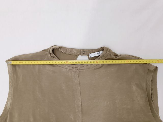 Blusa M larga senza maniche Mango donna