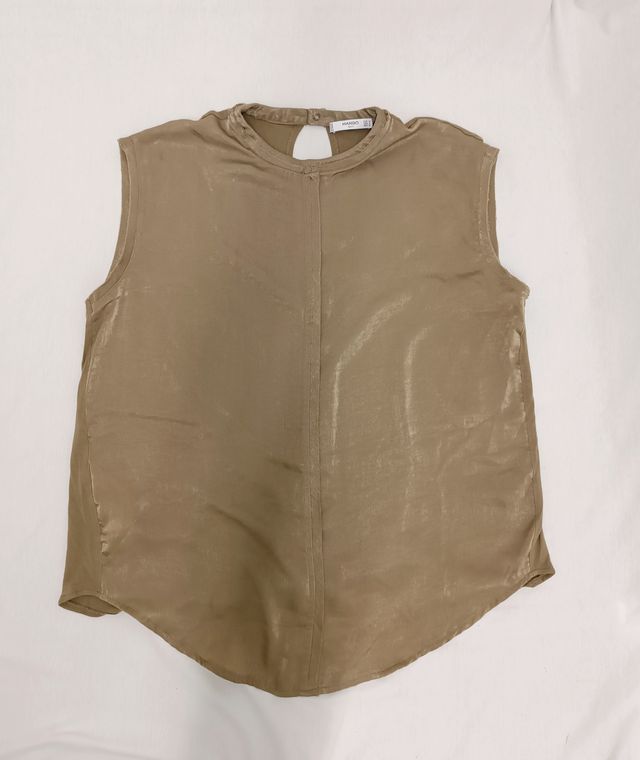 Blusa M larga senza maniche Mango donna