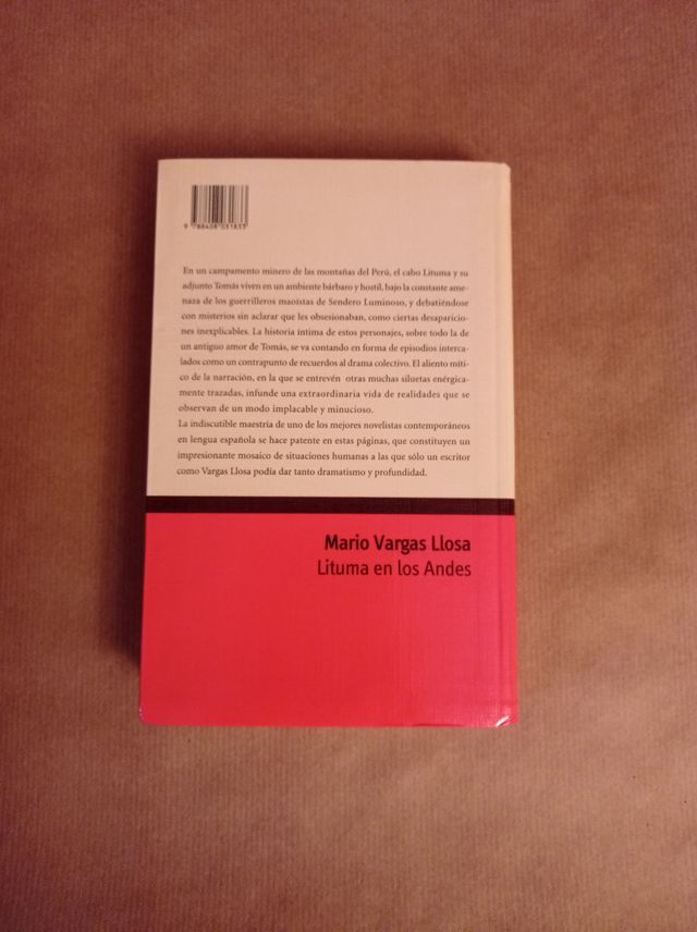3x2 en libros. Lituma en los Andes.