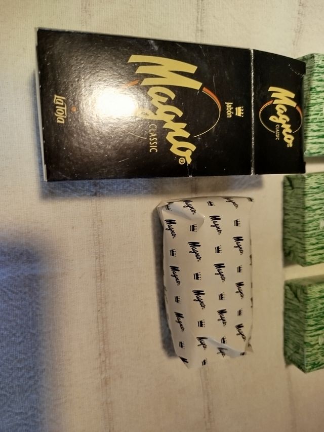 Lote 4 pastillas de Jabon vintage