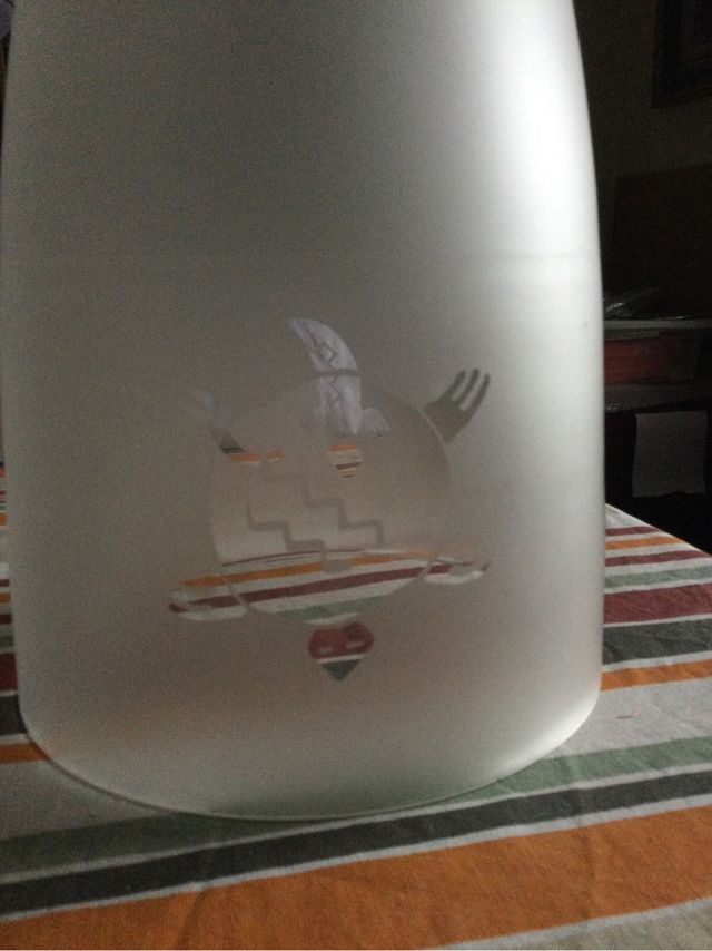 Vaso in vetro satinato ivv